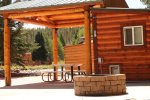 Fire Pit and Picnic Shelter at Club RV Site 265 